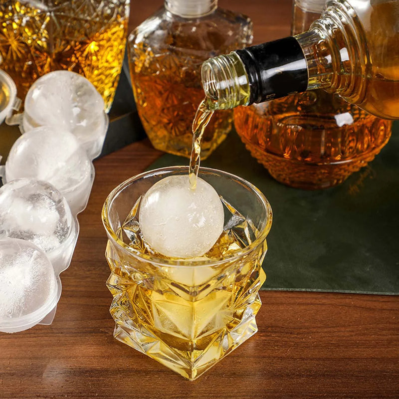 Forma De Gelo Redonda Bar Whisky Plástico