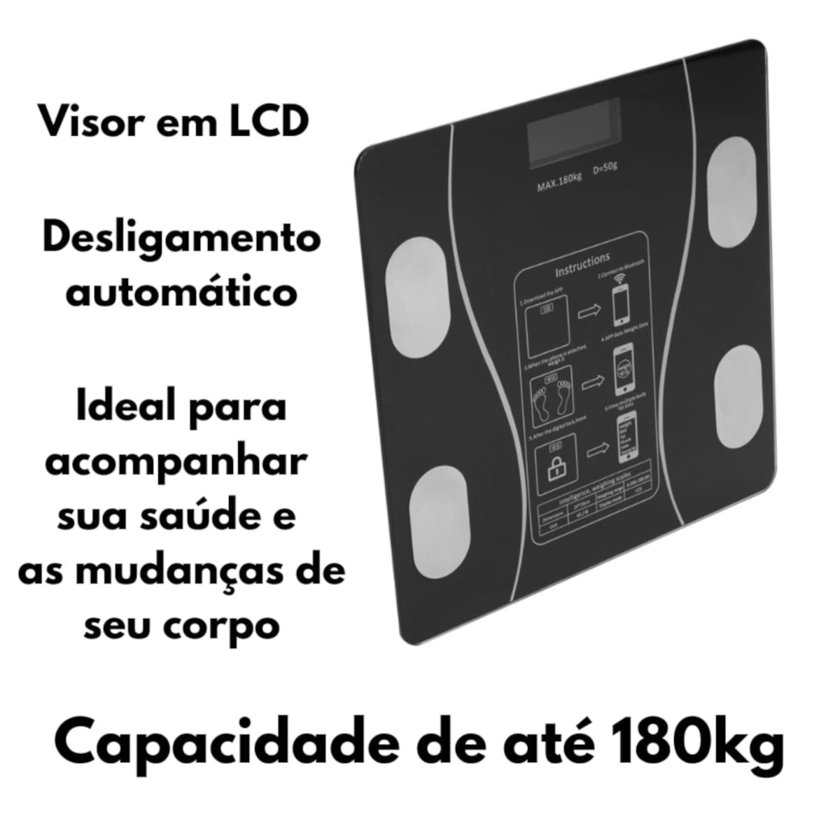 Balança Digital Bioimpedância