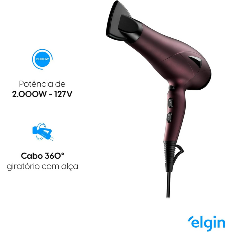 Secador De Cabelo Elgin Pro