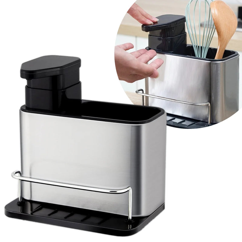 Porta Detergente e Sabão Inox