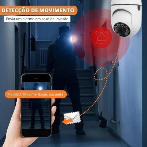 Câmera Ip Lâmpada Wifi Full Hd Visão Noturna Yoosee Bivolt