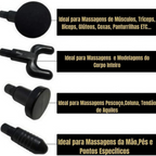 Massageador Elétrico Profissional Muscular Pistola Original