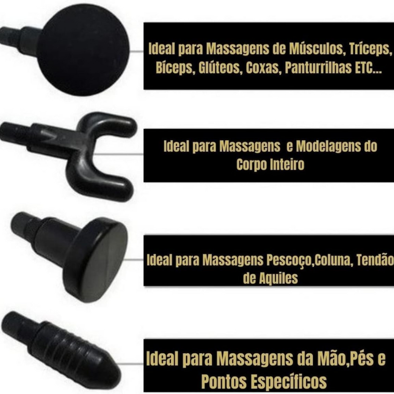 Massageador Elétrico Profissional Muscular Pistola Original