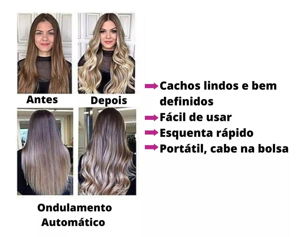 Modelador De Cachos Portátil Nf