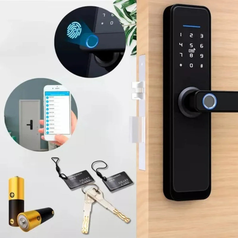 Fechadura Digital Com Senha e Biometria
