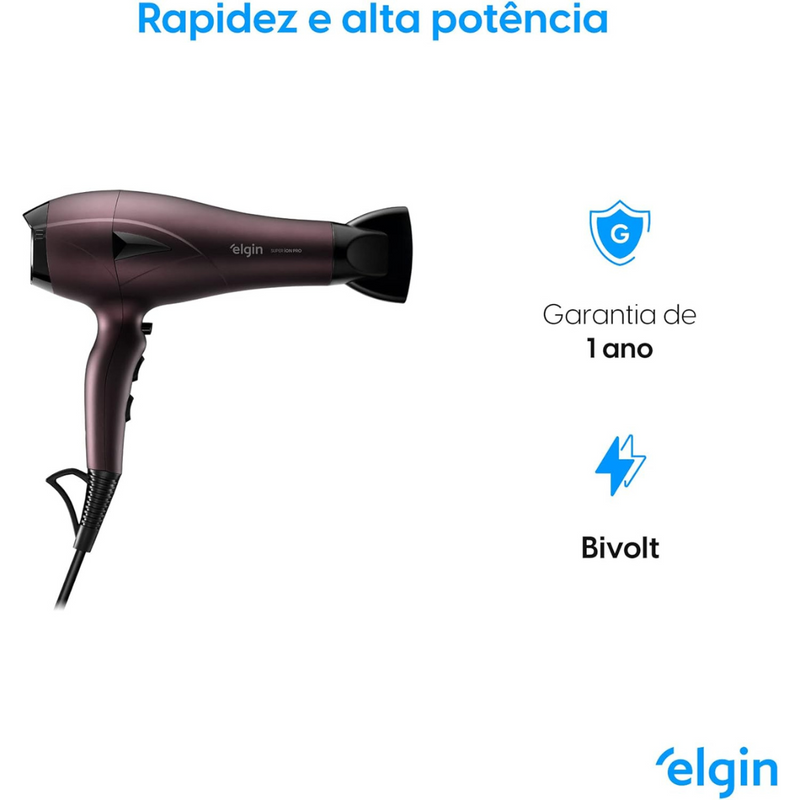 Secador De Cabelo Elgin Pro