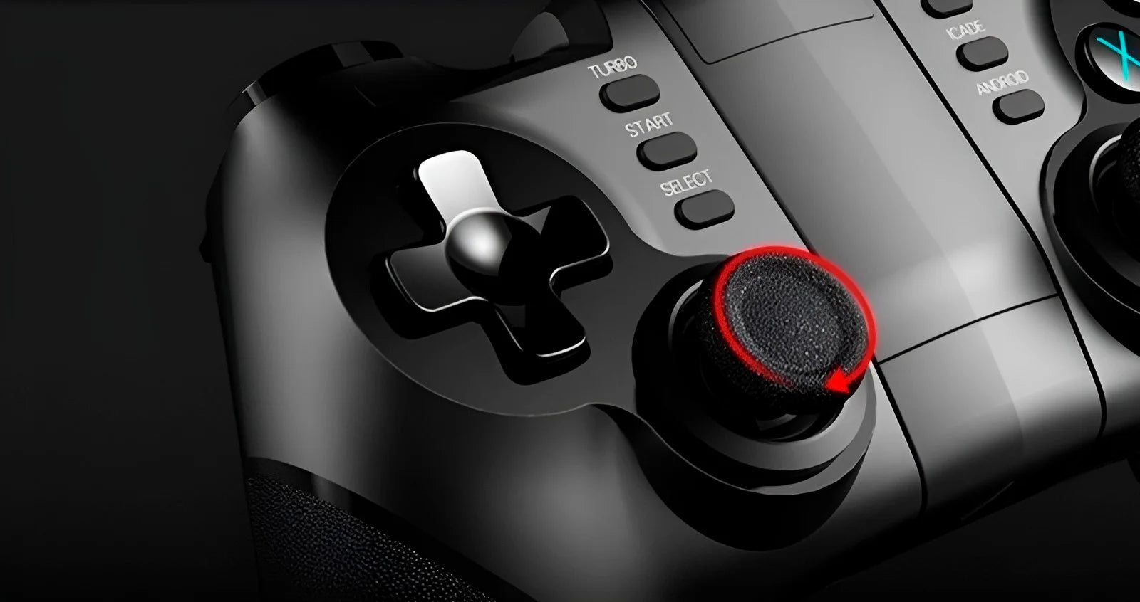 Controle Gamepad Wireless Com Adaptador 3 em 1