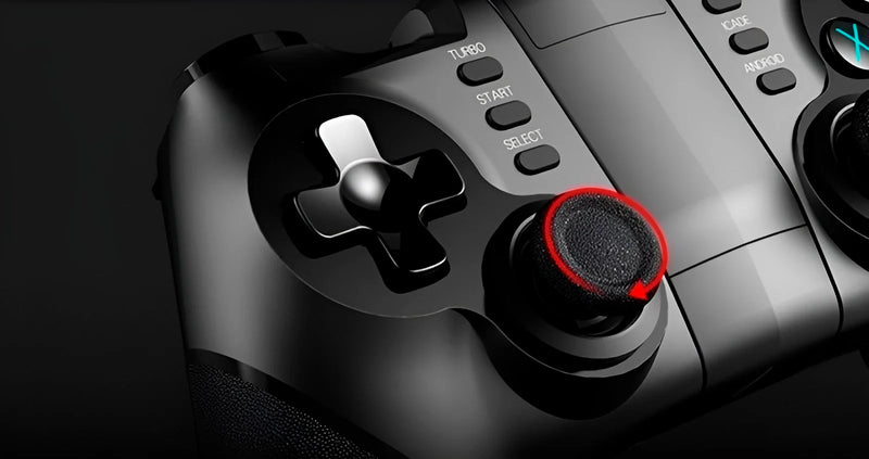 Controle Gamepad Wireless Com Adaptador 3 em 1