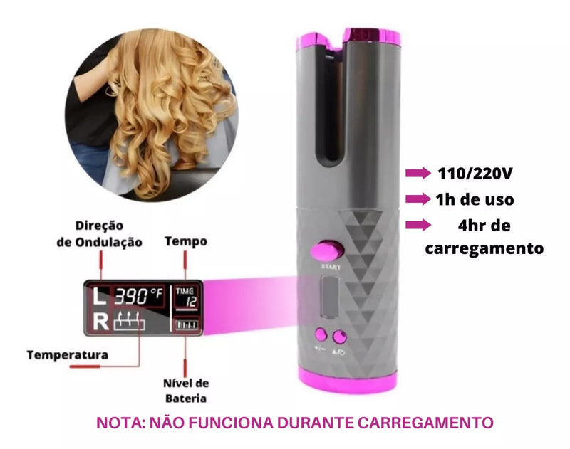 Modelador De Cachos Portátil Nf