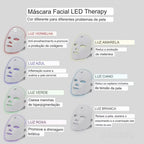 Máscara Led 7 Cores Wireless