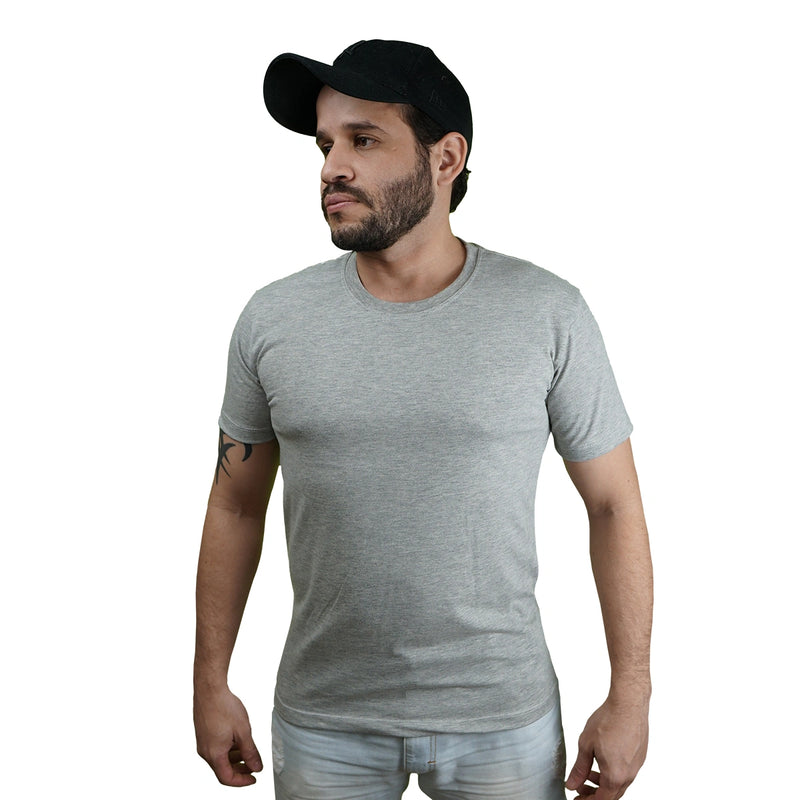Kit 3 Camisas Masculina Lisa Algodão Premium