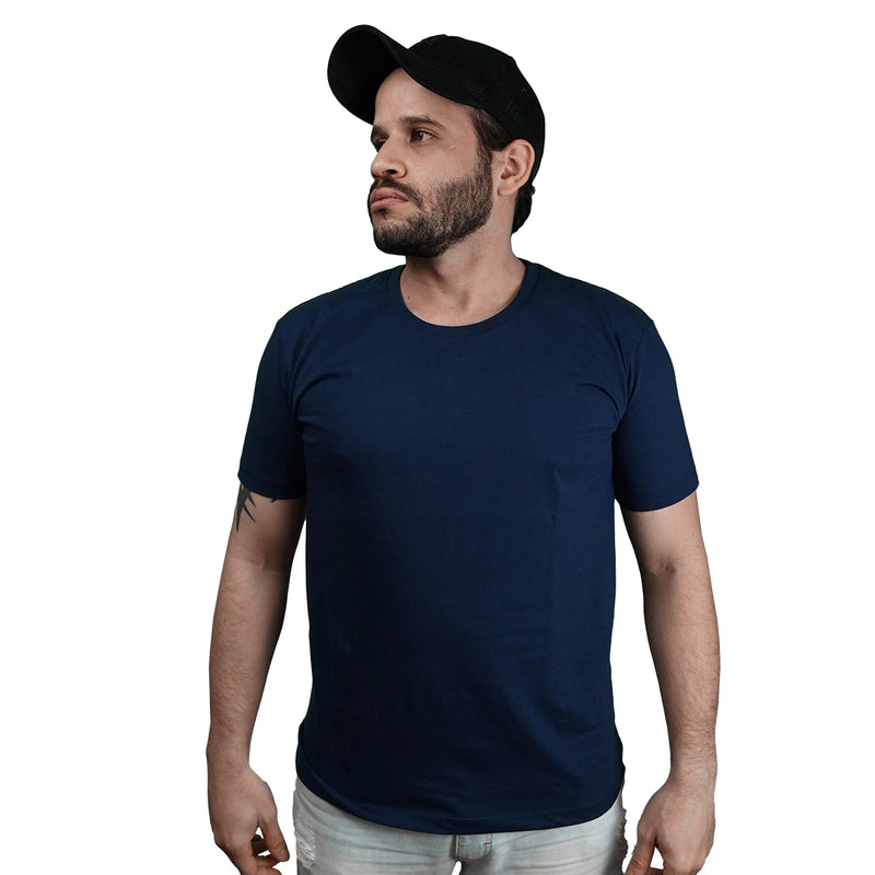 Kit 3 Camisas Masculina Lisa Algodão Premium