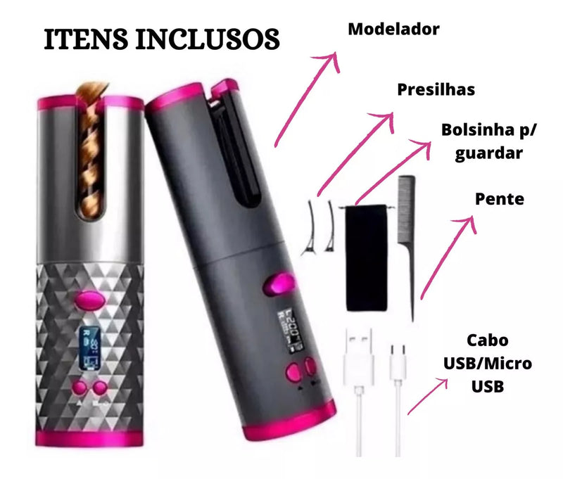 Modelador De Cachos Portátil Nf