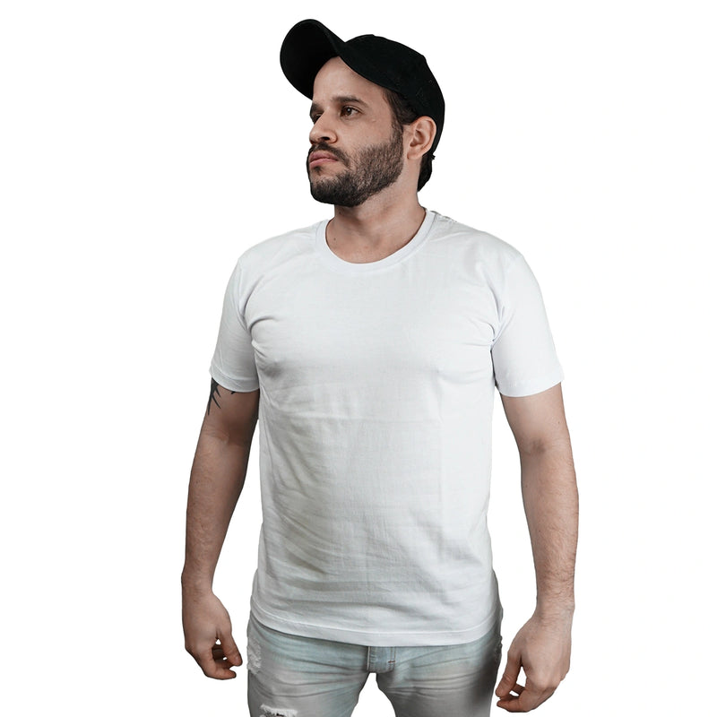 Kit 3 Camisas Masculina Lisa Algodão Premium