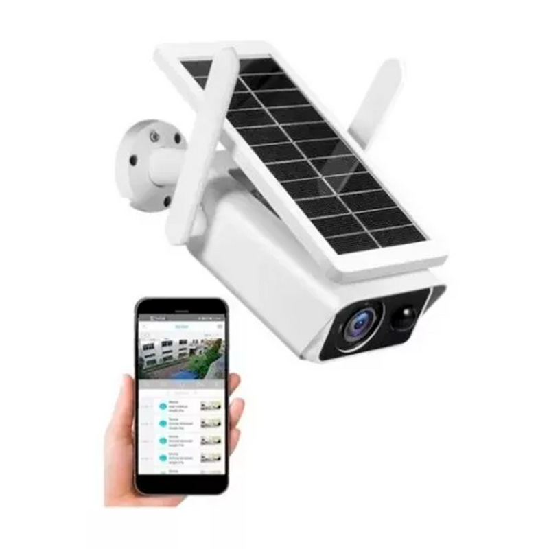 Câmera De Segurança Wifi Energia Solar