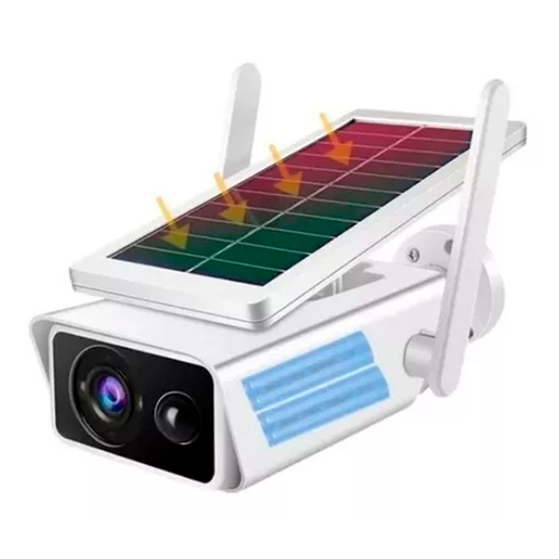 Câmera De Segurança Wifi Energia Solar