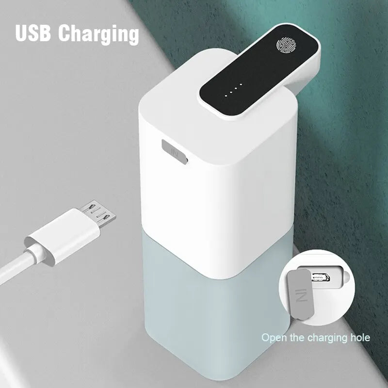 Dispenser Automático de Sabão Recarregável e Com Sensor