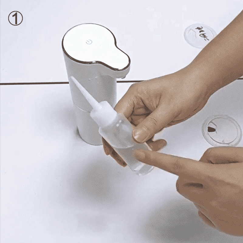 Dispenser Automático de Sabão Recarregável e Com Sensor