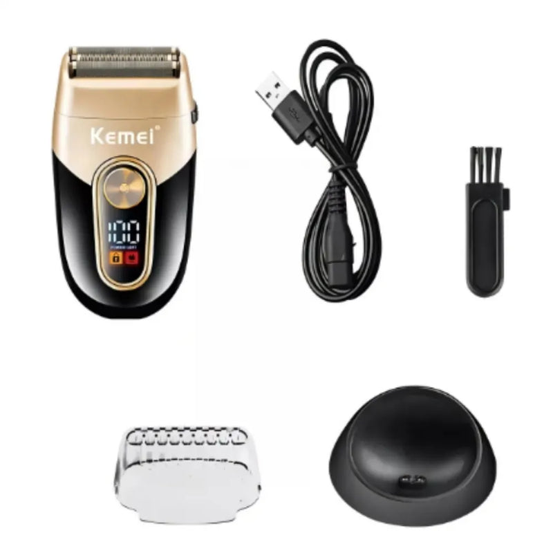 Barbeador Eletrico Shaver Profissional Kemei