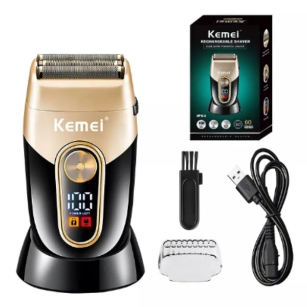 Barbeador Eletrico Shaver Profissional Kemei
