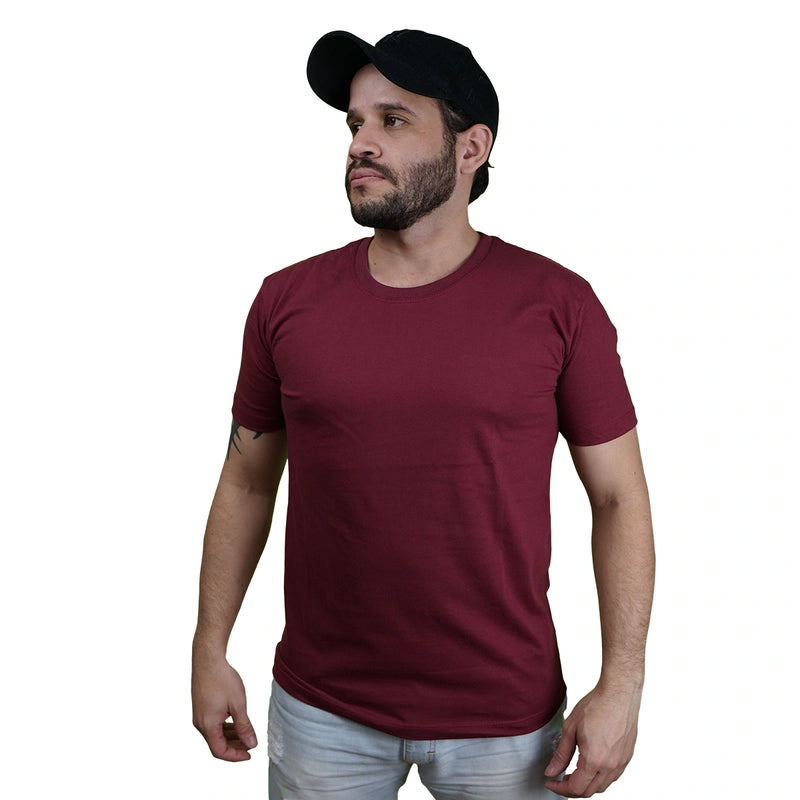 Kit 3 Camisas Masculina Lisa Algodão Premium
