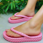 Chinelo Feminino Trançado Nuvem Casual