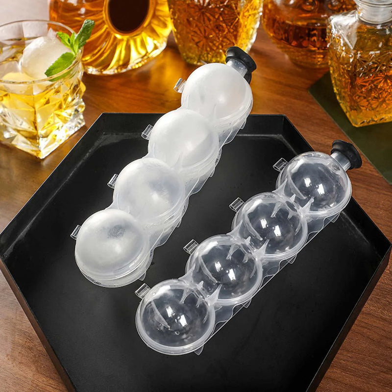 Forma De Gelo Redonda Bar Whisky Plástico