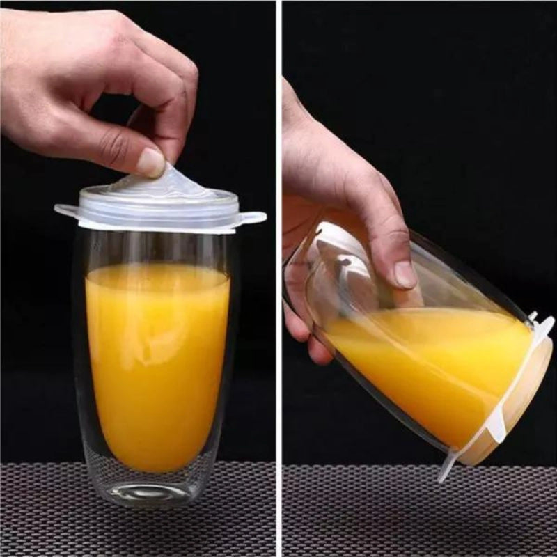 12 Peças Tampas Panela Silicone