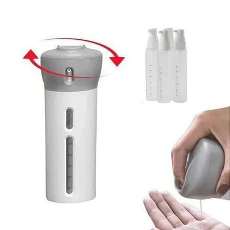 Dispenser de Sabão Portátil 4 em 1